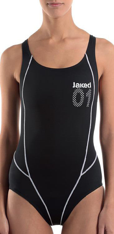 Jaked Women's One-Piece J01 JWNUD99003 Women's Training J01 One-Piece Swimsuit, Jaked US Store