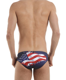 Jaked Boys' Brief USA FLAG JWNUO05009