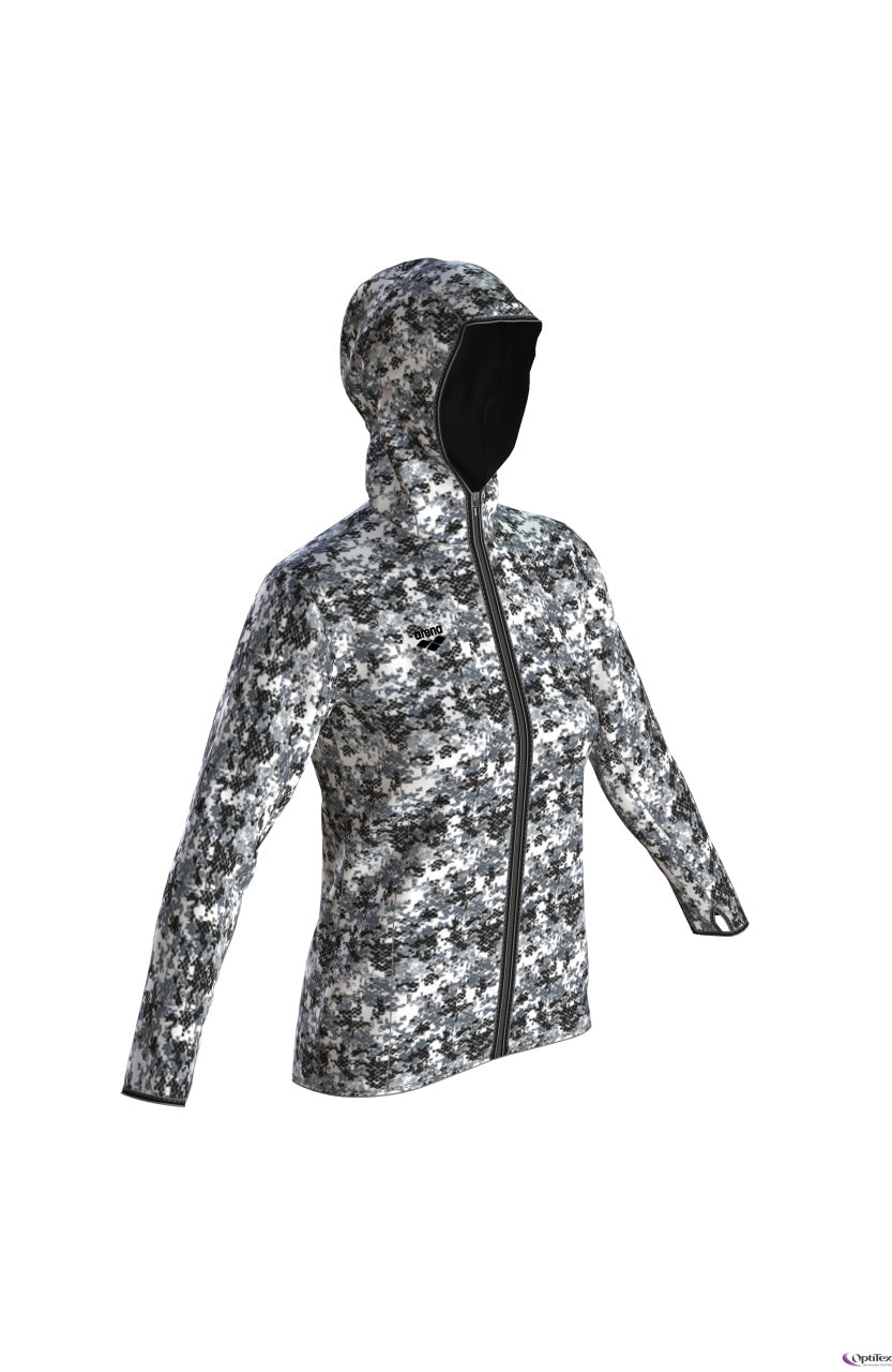 ARENA Woman GYM HOODED SPACER F/Z JACKET 001210