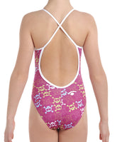 Girls Training One-Piece Danger Girl Swimsuit, Jaked US Store