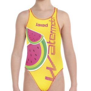 Girls Training One-Piece Watermelon Swimsuit, Jaked US Store