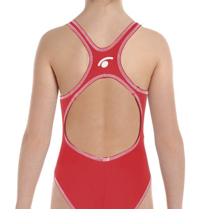 Girls training One-Piece Apple Swimsuit, Jaked US Store