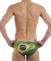 Boys Training Brief Brazil Flag Swimsuit, Jaked US Store